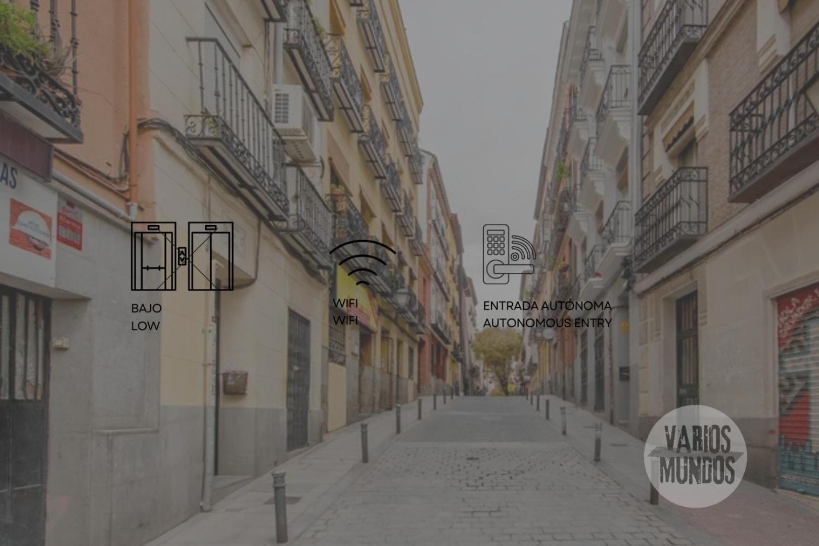 C-Cabeza Cool Apt Para 7 Al Lado De Tirso De Molina E1 マドリード エクステリア 写真